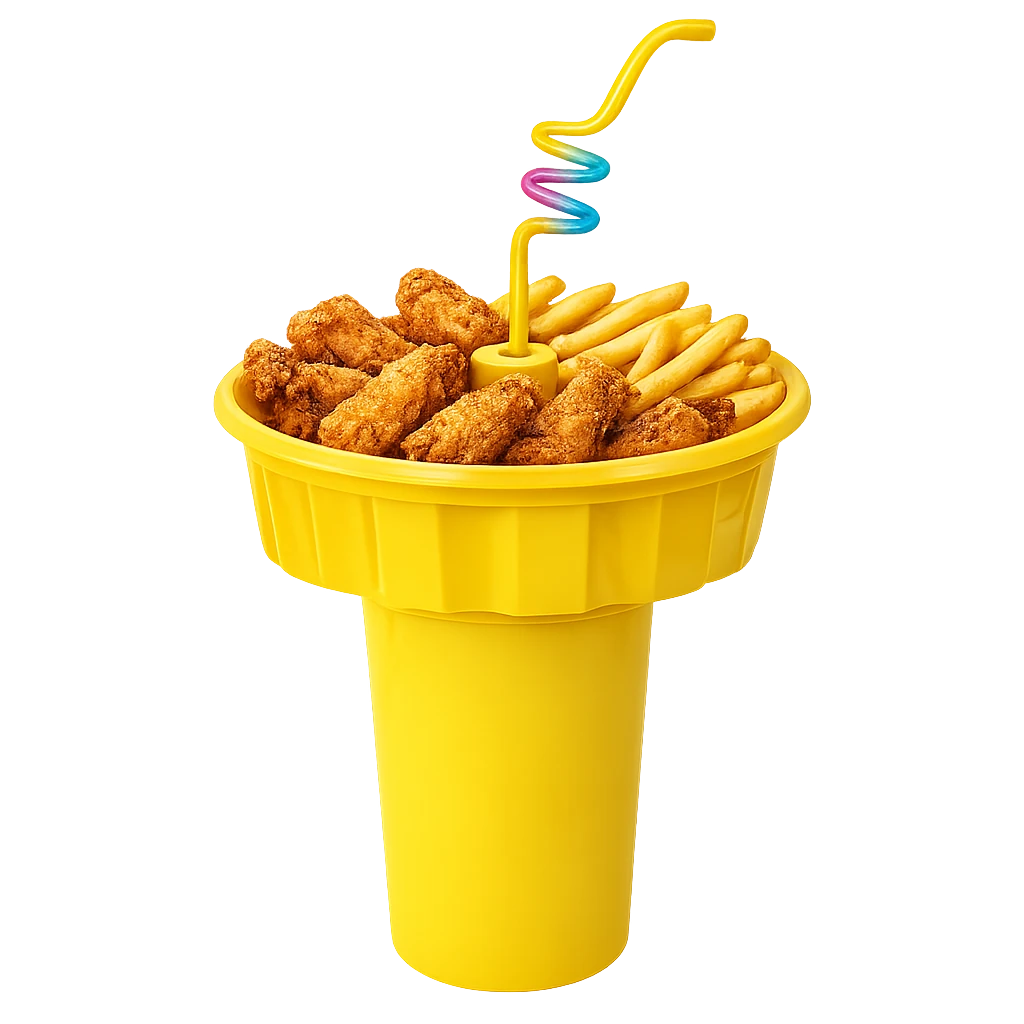 هولدر اسنک - ظرف سوخاری اسنک برای سرو سوخاری و فست فود